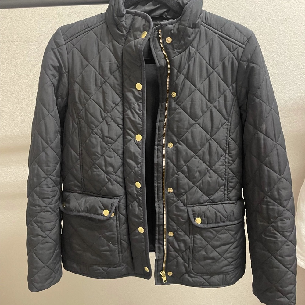 J. Crew Black Coat!